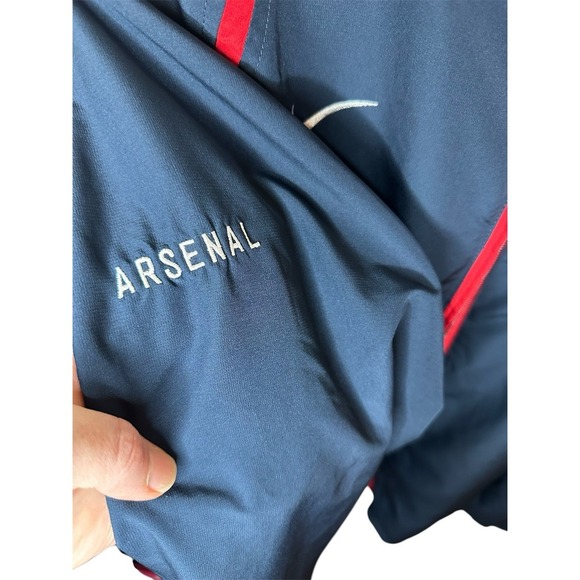 Vintage Nike Arsenal Football‎ Jacket Soccer Track Top Mens Gunners Zip Size XL - Picture 4 of 10